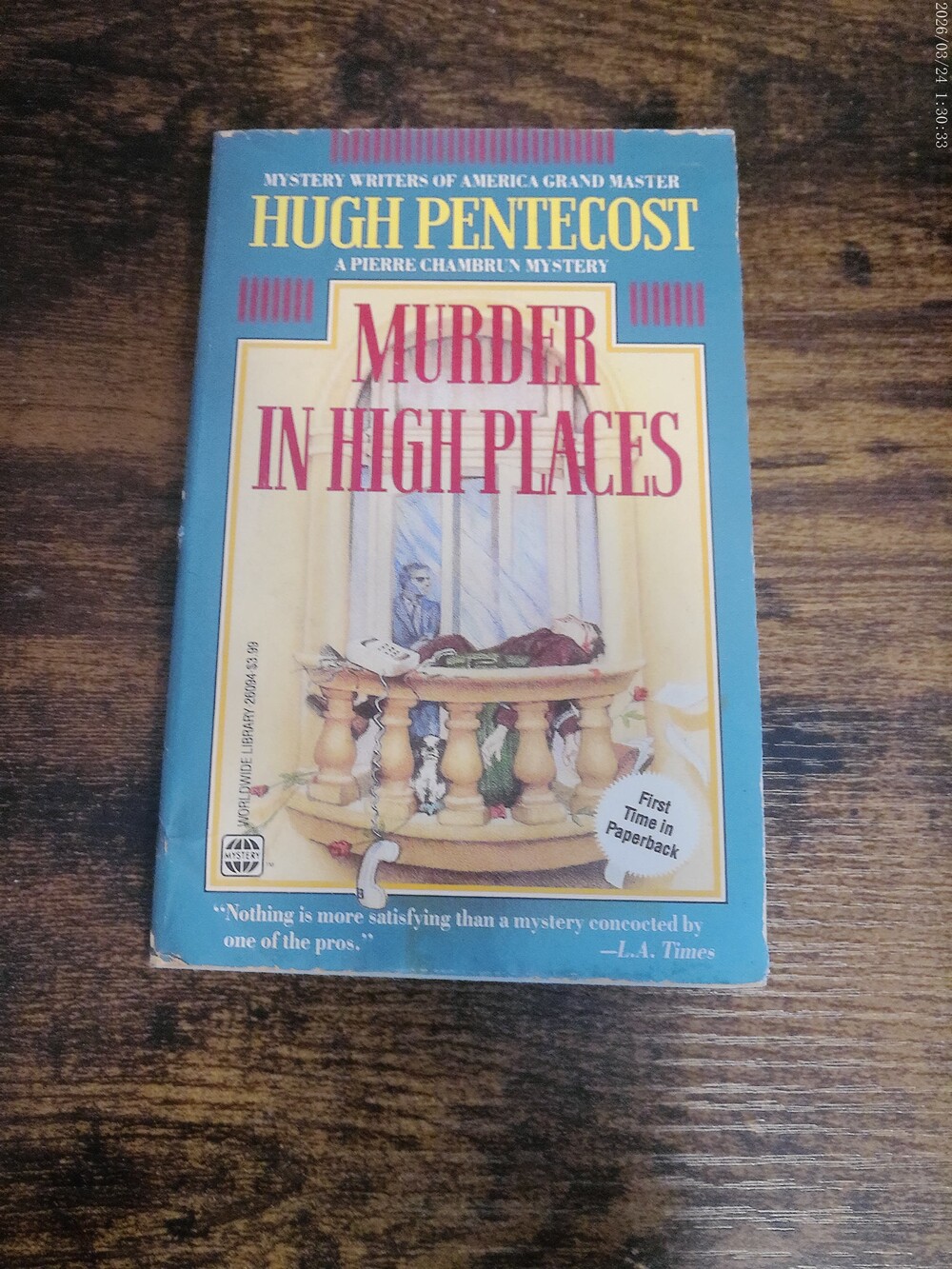 Murder in High Places by Hugh Pentecost